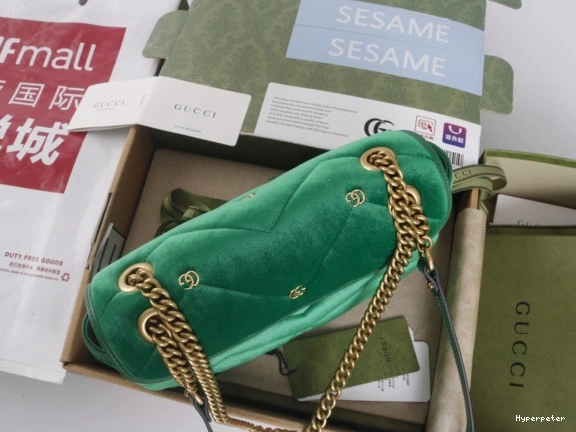 Hyper Peter shoulder mini GUCCI GG Marmont bag 0810
